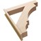 Ekena Millwork 7 1/2-in W x 38-in D x 42-in H Balboa Block Rough Cedar Woodgrain TimberThane Outlooker, Primed Tan OUTUR075X38X42BOA44RCPR - alternate 4